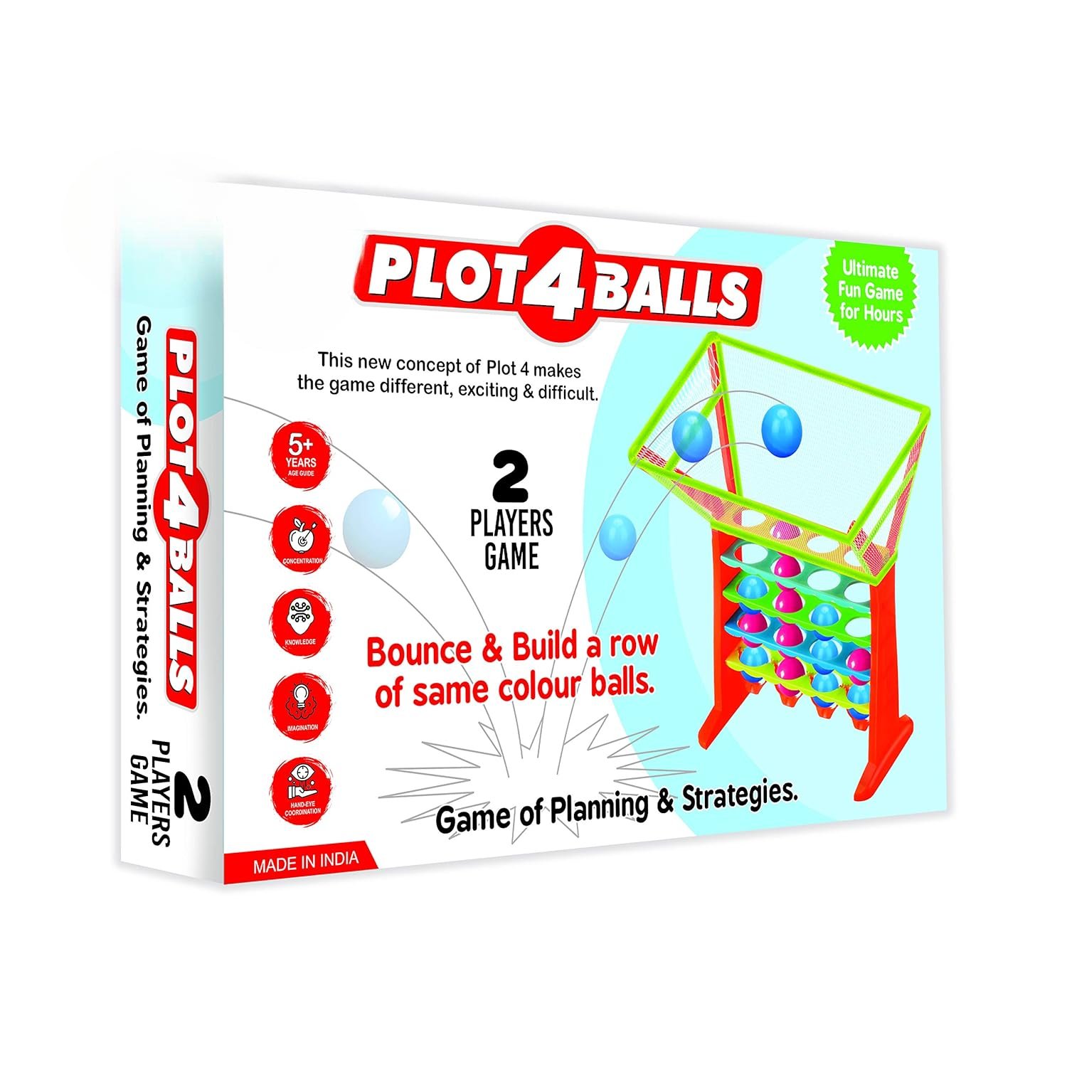 Plot 4 Balls (Bounce & Build) - Active Play | Kids Early Development Toys