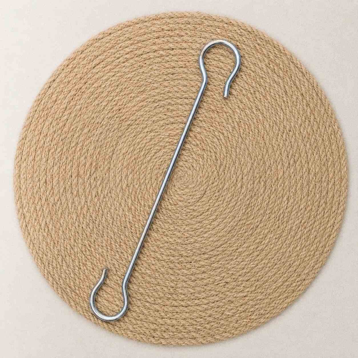 Stainless steel "S" hook - 2 Feet for cradle cloth code:NBE