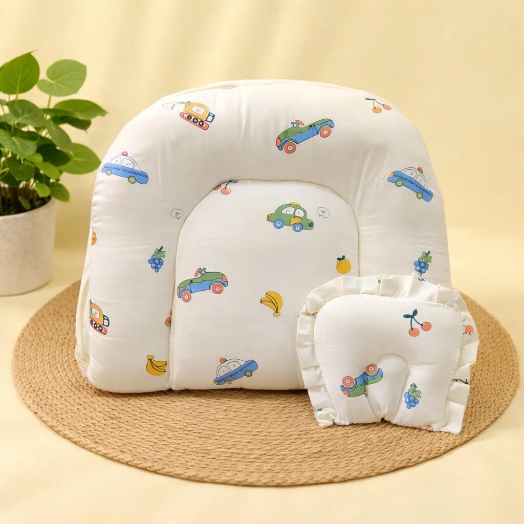Extra Large Muslin Net Bed for Babies | Soft Cotton Baby Bedding with Mosquito Net-WHITE VEHICLE CODE:NBE