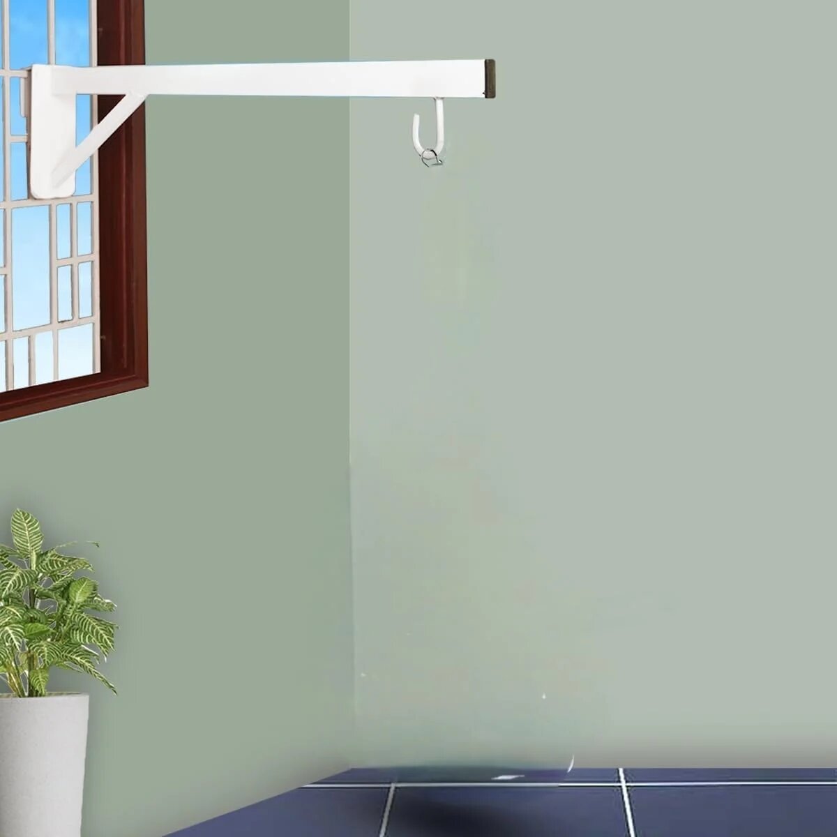 Window cradle rod white code:NBE