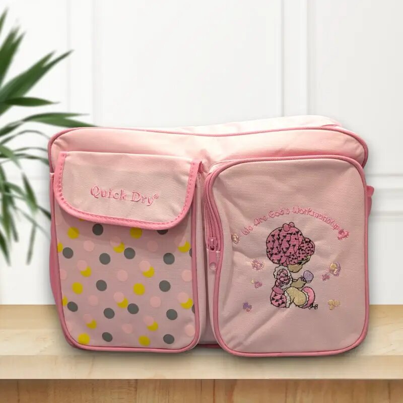 High quality Multi-purpose Mother Bag Pink