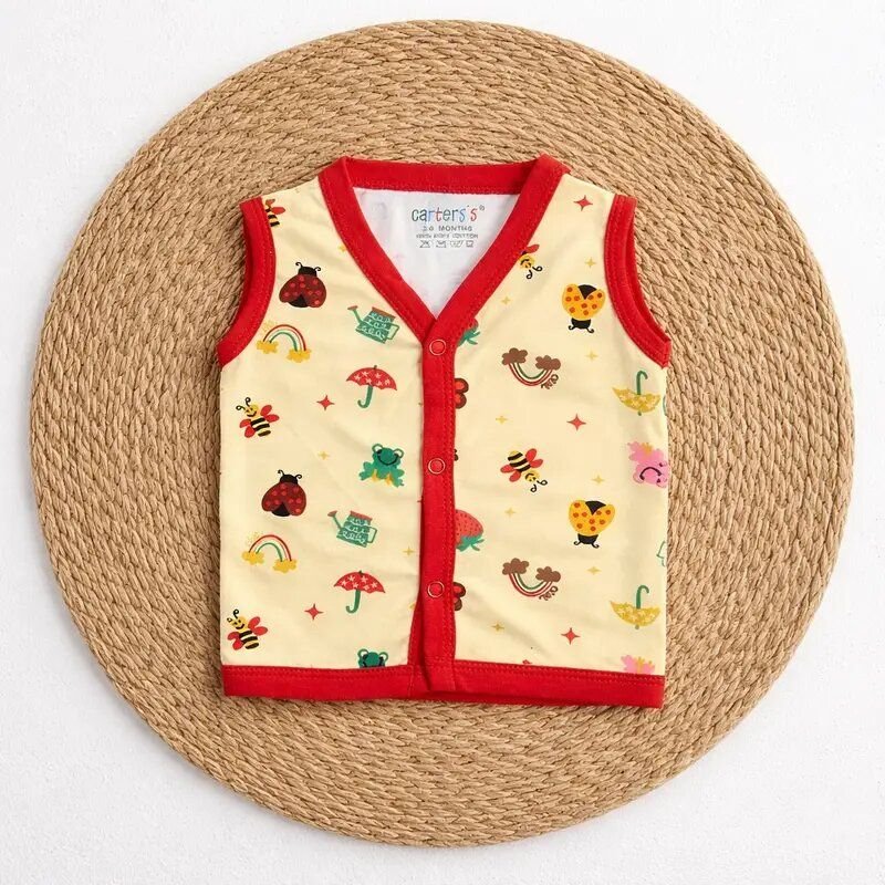 Knitted premium 100% cotton sleeve less jabla- new born clothing code:NBE-Knitted Cotton,preterm