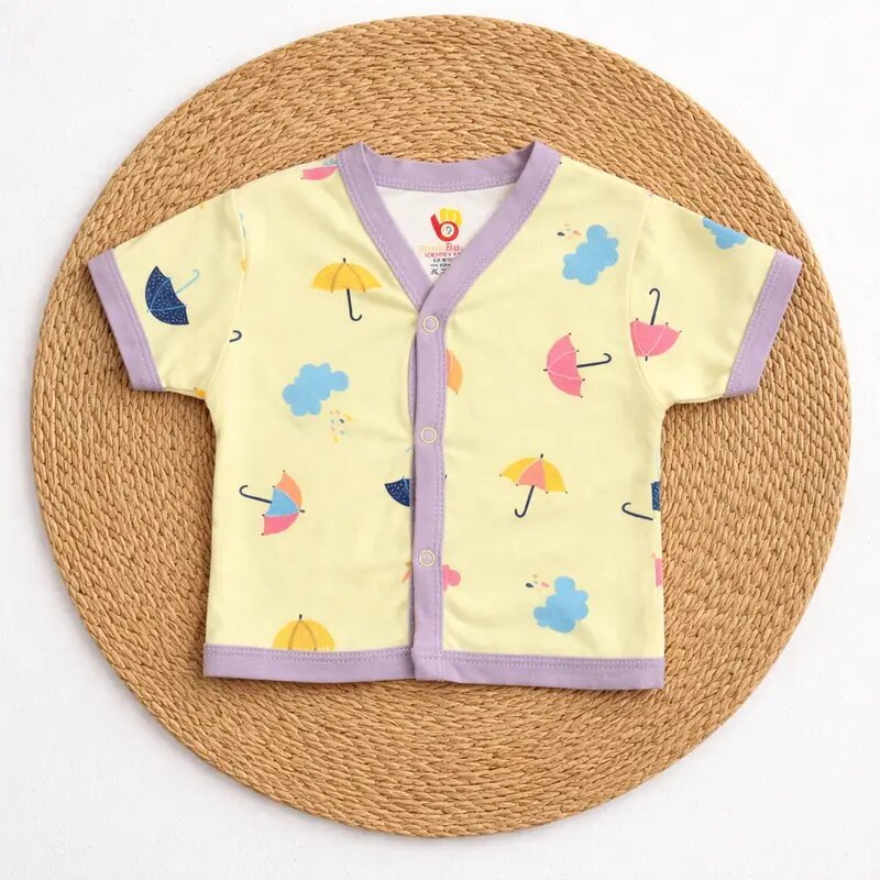 Knitted premium 100% cotton half sleeve jabla  - new born clothing code:NBE-Knitted Cotton,preterm