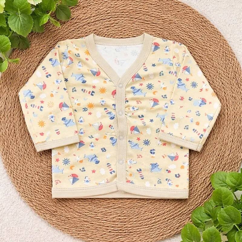Knitted premium 100% cotton full sleeve jabla - new born clothing code:NBE-Knit,preterm