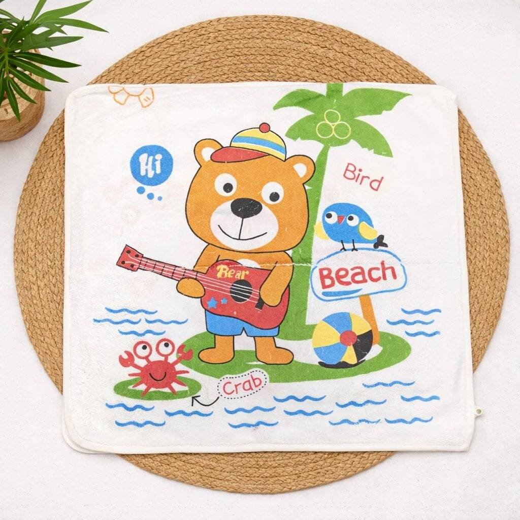 Extra Soft Cute Bath Towel Baby/Kids Towel -VACATION BEAR code:NBE,knit