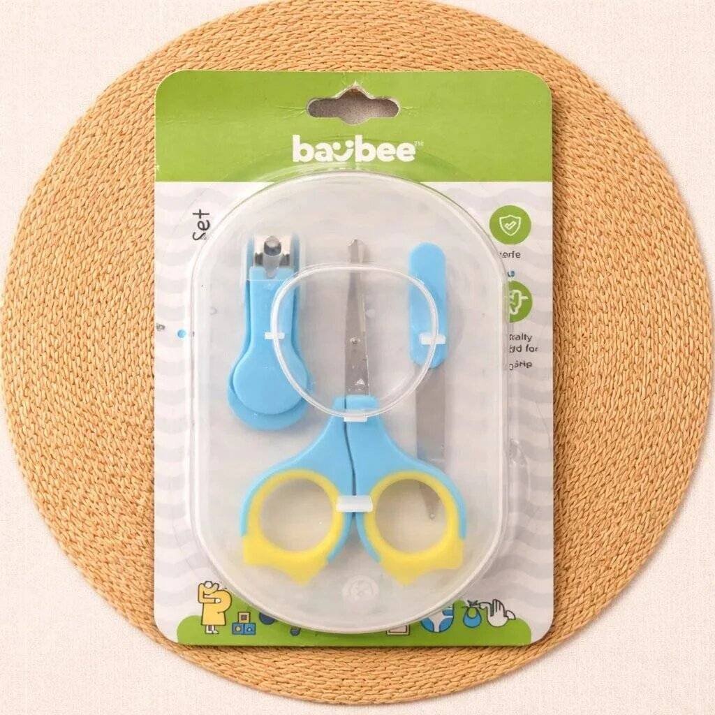 Baby Grooming Set 3-in-1 | Newborn Nail Care Kit with Scissors code:NBE