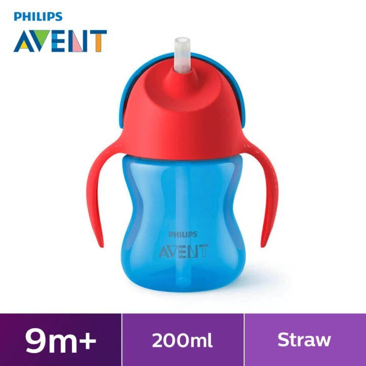 Philips Avent Plastic My Bendy Straw Cup 200Ml/ 7Oz (9M+)