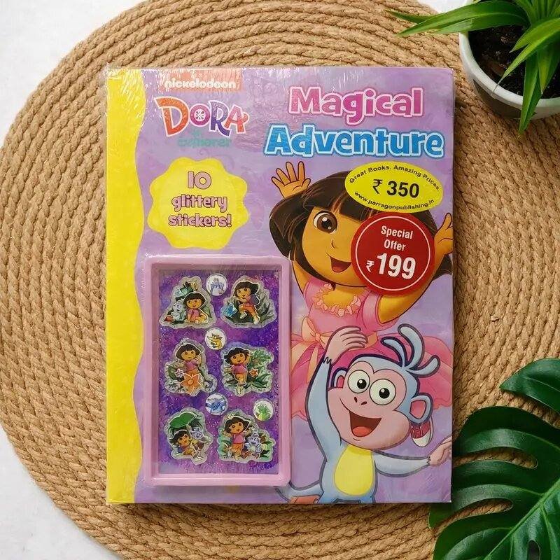 Dora Magical Adventure Sticker Book for Kids