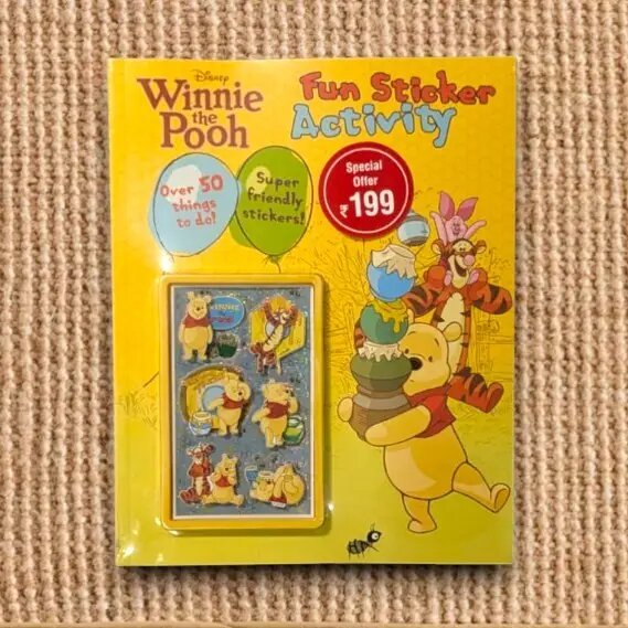 Winnie the Pooh Fun Sticker Activity Book for Kids
