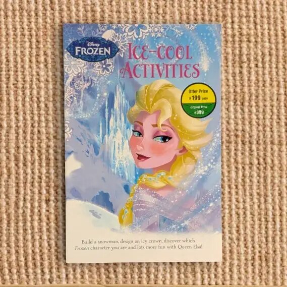 Disney Frozen Ice-Cool Activities Book – Elsa Fun Workbook
