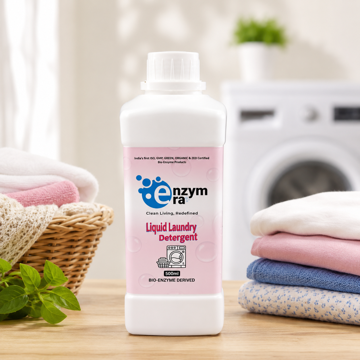 Bio Enzyme Liquid Laundry Detergent 500ml | Eco-Friendly Cleaner