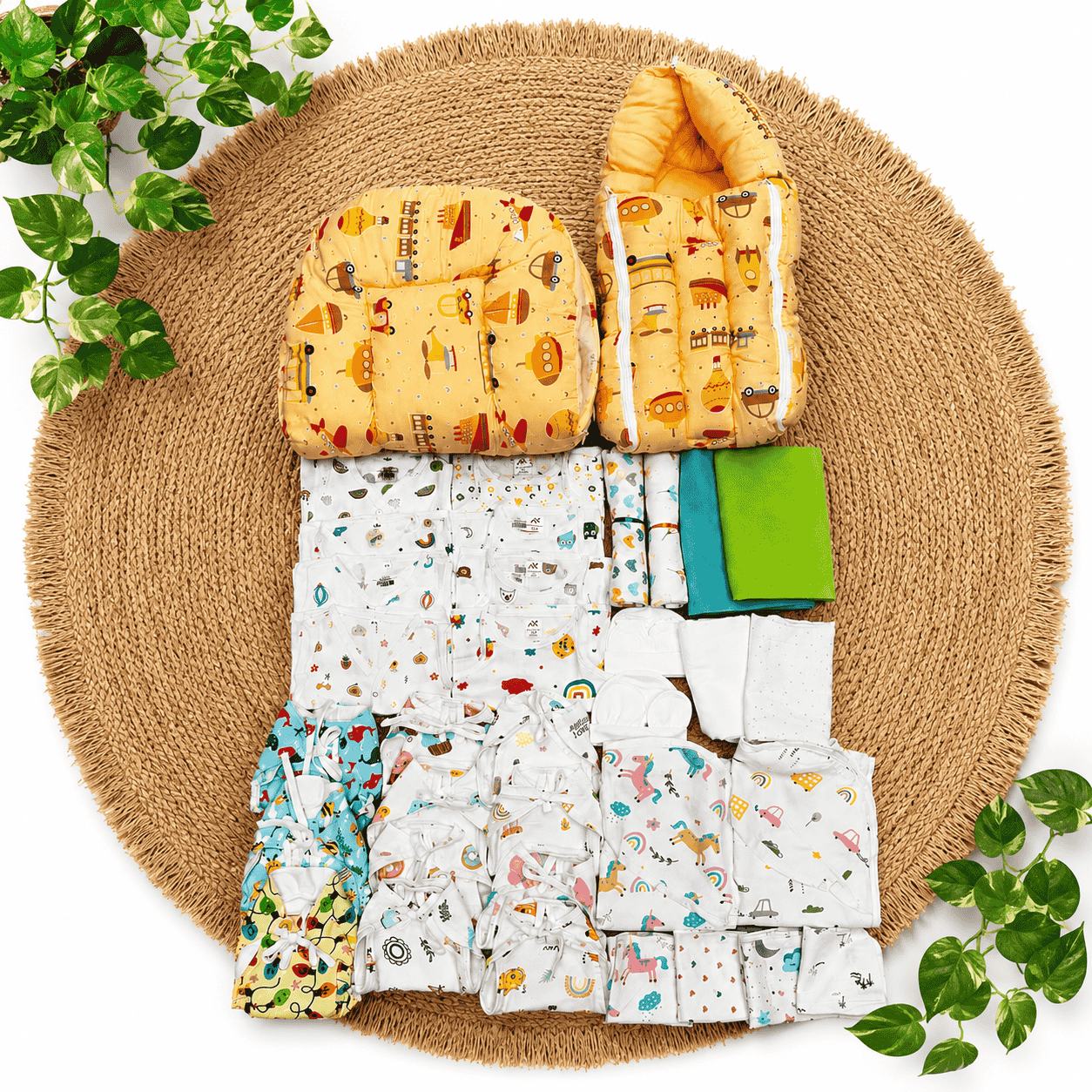 40 Pcs pcs muslin newborn hospital kit/magizhchi kit /baby essential set mkit code:nbe,combo