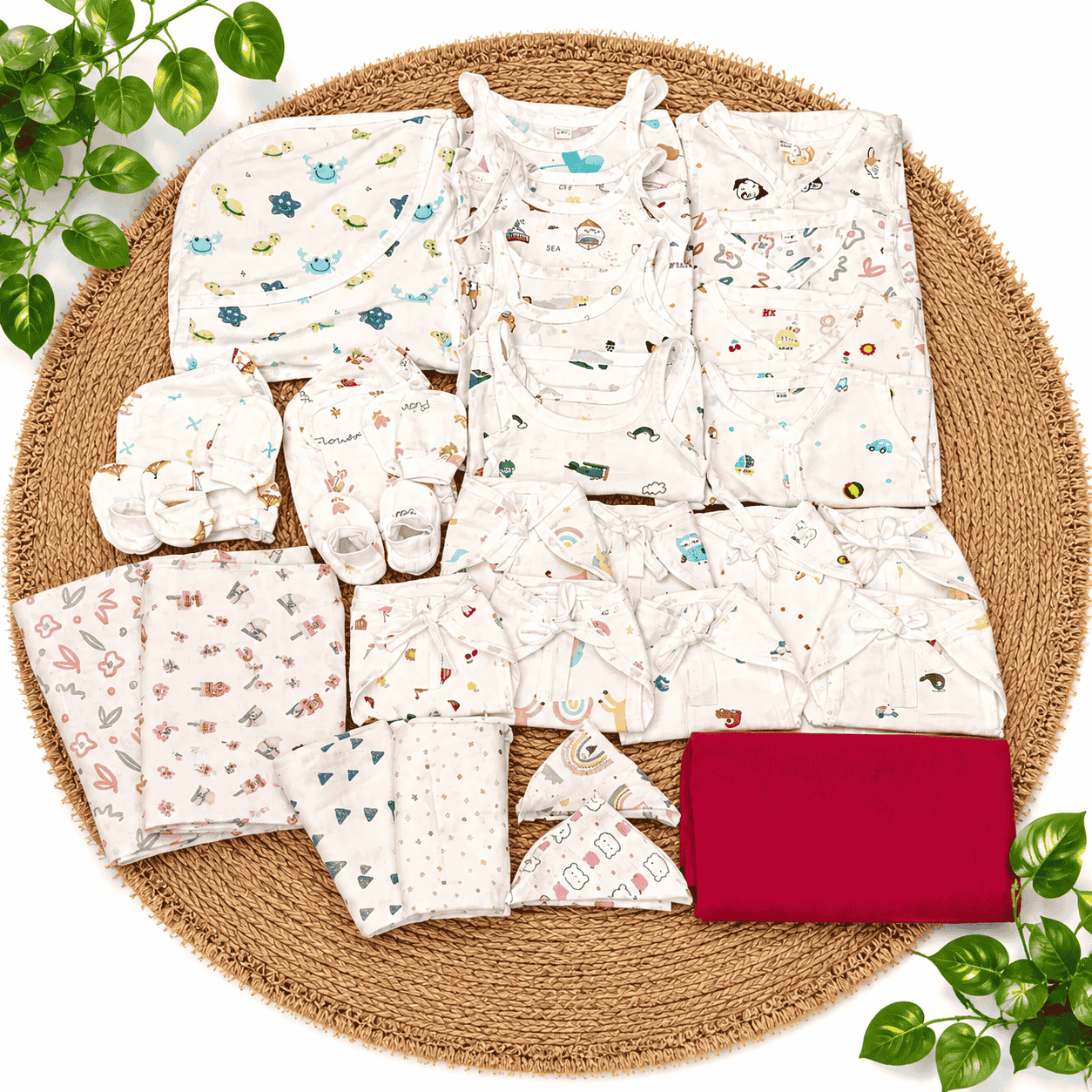 30 pcs muslin newborn hospital kit/magizhchi kit /baby essential set mkit code:nbe,combo