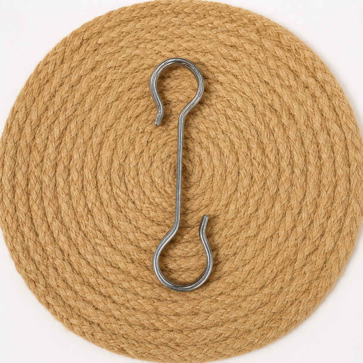 stainless steel "s" hook - 1feet for cradle cloth code:nbe