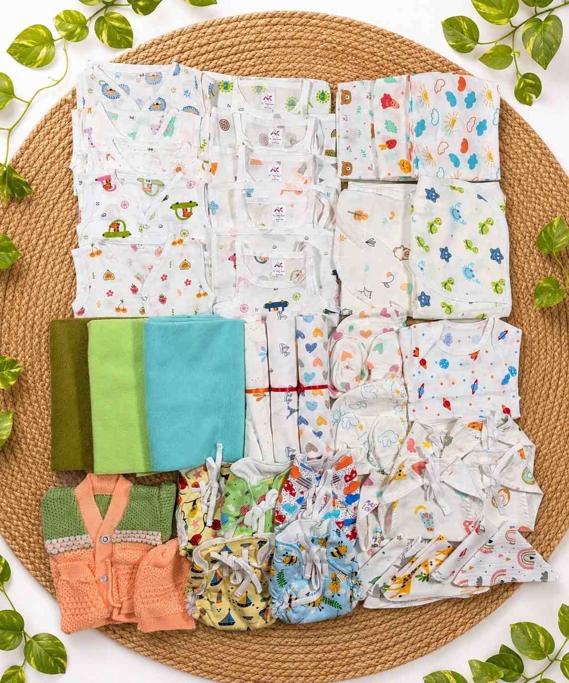 45 pcs pcs muslin newborn hospital kit/magizhchi kit /baby essential set mkit code:nbe,combo