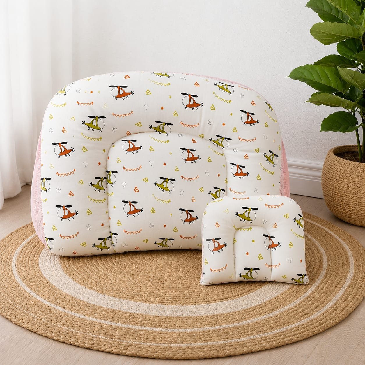 large muslin net bed for babies | soft cotton baby bedding with mosquito net-Airplane code:nbe