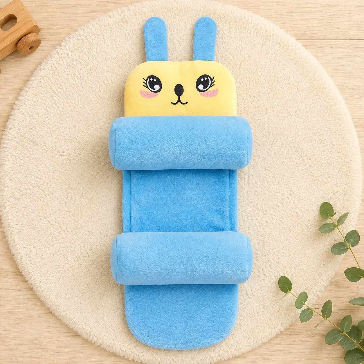 Baby Head Support Pillow with Side Bolsters –Cute Assorted Head Pillow