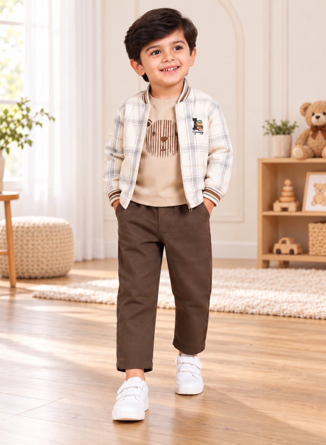Baby Boys Winter Coat Suit Set | Kids Formal Party Wear