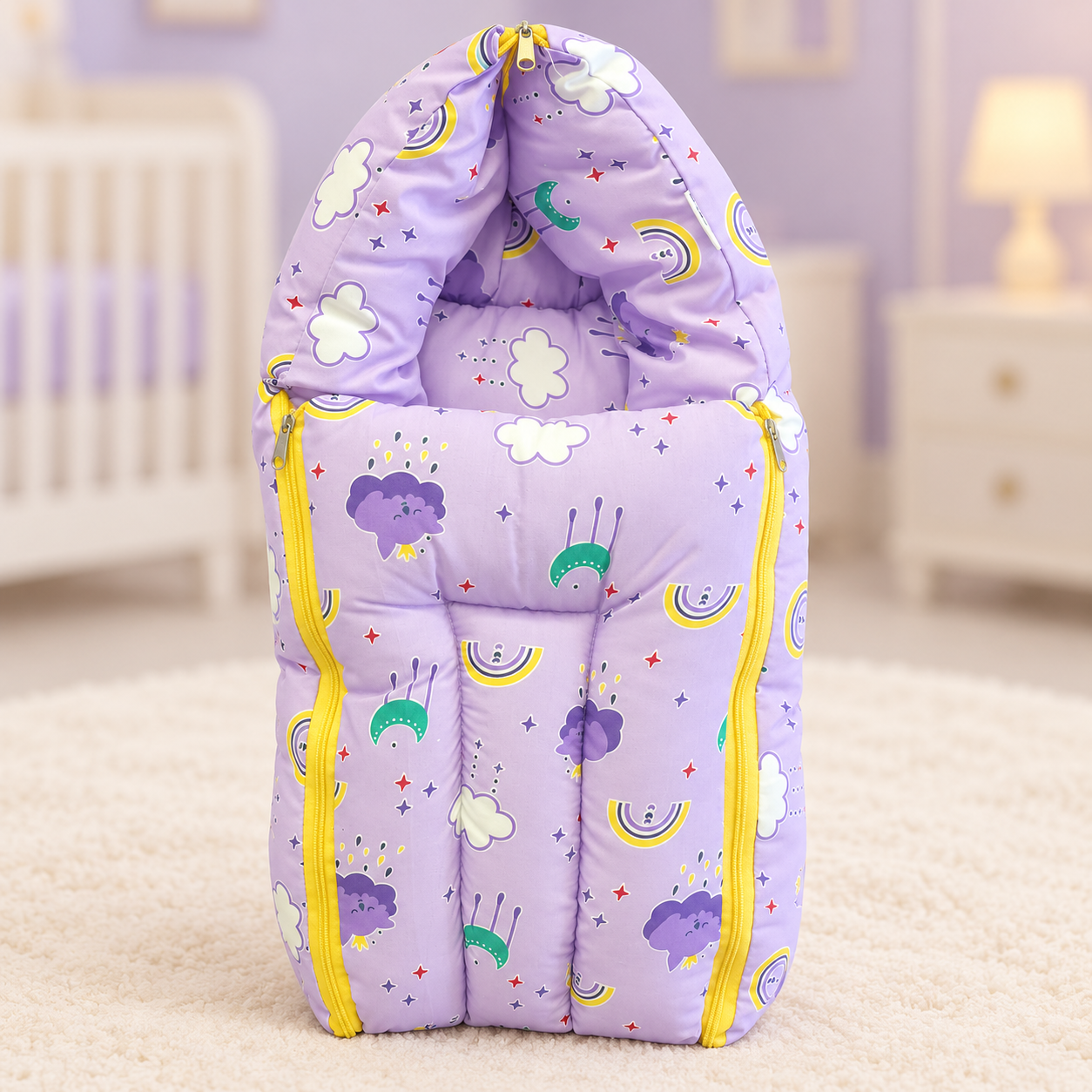 Baby Carry Bed with Cute Assorted Prints | Newborn Baby Bedding