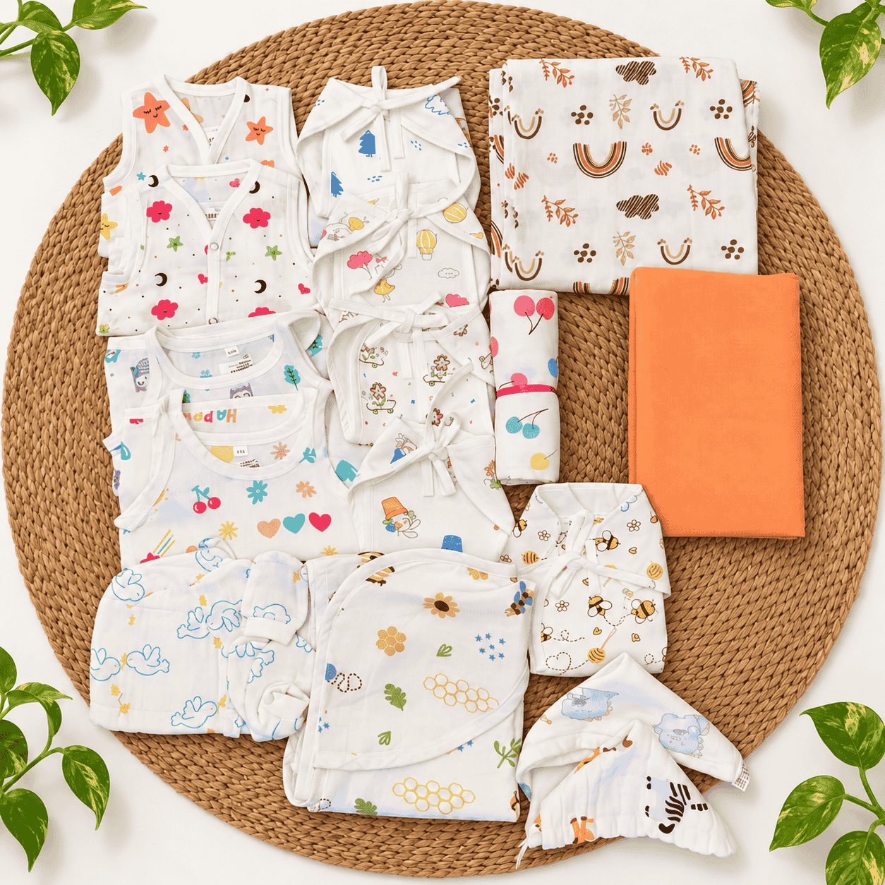 Newborn Baby Starter Kit | Basic Baby Essentials Trial Pack/Magizhchi Kit.